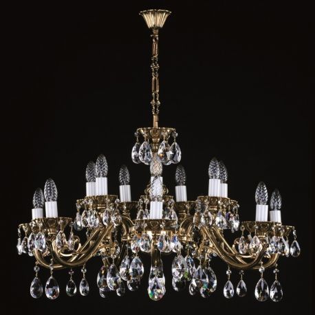 Lustre Cristal Bohemia - Candelabru cristal Bohemia 16 brate VIKTORIE CE