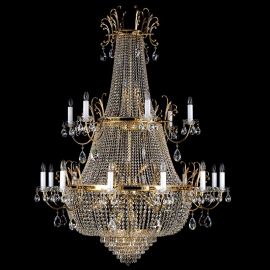 Lustre Cristal Bohemia - Lustra imperial Cristal Bohemia Exclusive diametru 130cm Virginie