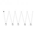 Lustra / Pendul MINE SPACE Dark grey suspension PC 5L