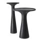 Masute Living - Masuta auxiliara design LUX din marmura Pompano low, negru