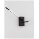 Aplice, corpuri de iluminat pentru pereti - Aplica LED design modern RACCIO negru