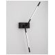 Aplice, corpuri de iluminat pentru pereti - Aplica LED design modern RACCIO negru