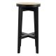Scaune Bar - Scaun de bar design modern Dareau, negru H-76,5cm