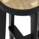 Scaune Bar - Scaun de bar design modern Dareau, negru H-76,5cm