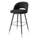 Scaune Bar - Set de 2 scaune de bar design modern LUX Cliff, negru