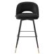 Scaune Bar - Set de 2 scaune de bar design modern LUX Cliff, negru