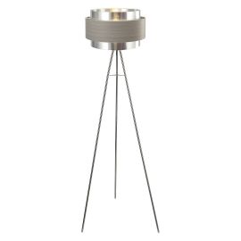 Lampadare - Lampadar cu trepied design modern crom satin BASIL