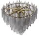 Candelabre, Lustre - Candelabru design LUX Verbier S, sticla fumurie