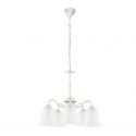 Candelabru clasic cu 5 brate design elegant FABIOLA alb antic