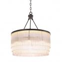 Lustra suspendata design elegant Hector S, bronz