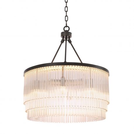 Candelabre, Lustre - Lustra suspendata design elegant Hector S, bronz