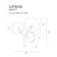 Aplice, corpuri de iluminat pentru pereti - Aplica design industrial, minimalist Lollipop 2L negru