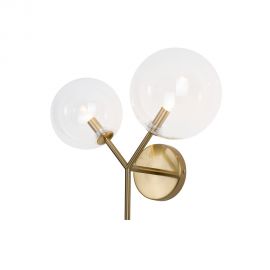 Aplice, corpuri de iluminat pentru pereti - Aplica design industrial, minimalist Lollipop 2L alama