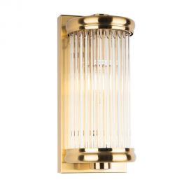 Aplice, corpuri de iluminat pentru pereti - Aplica clasica design art deco New York alama