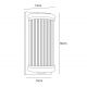 Aplice, corpuri de iluminat pentru pereti - Aplica clasica design art deco New York alama
