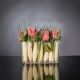 Aranjament floral decor festiv design LUX RECTANGULAR VASE DELFI