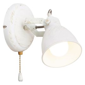 Aplice cu Spot - Aplica de perete design VINTAGE, finisaj alb antic, Vivienne