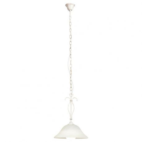 Pendule, Lustre suspendate - Pendul, Lustra design VINTAGE, finisaj alb antic, diametru 30,5cm, Katherine