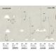 Pendule, Lustre suspendate - Pendul, Lustra design VINTAGE, finisaj alb antic, diametru 30,5cm, Katherine