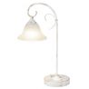 Veioza, Lampa de masa design VINTAGE, finisaj alb antic, Katherine