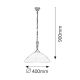 Pendule, Lustre suspendate - Lustra, Pendul clasic diametru 40cm Regina