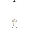 Lustra / Pendul suspendat design modern Axis negru