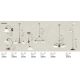 Pendule, Lustre suspendate - Lustra, Pendul clasic 2 brate, L-70cm, Marian
