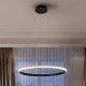 Candelabre, Lustre - Lustra LED suspendata design modern circular Ring Ø61cm