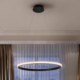 Candelabre, Lustre - Lustra LED suspendata design modern circular Ring Ø61cm