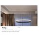 Candelabre, Lustre - Lustra LED suspendata design modern circular Ring Ø61cm