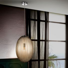 Pendule, Lustre suspendate - Pendul design modern decorativ Ovila cognac