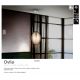 Pendule, Lustre suspendate - Pendul design modern decorativ Ovila 20cm cognac