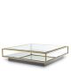 Masute Living - Masuta de cafea design elegant LUX Tortona L, alama