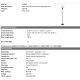 Lampadare - Lampadar design LUX Etruscan, bronz