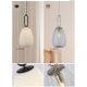 Pendule, Lustre suspendate - Pendul sticla deco stil modern Elixir clar / satin nickel