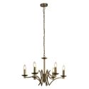 Candelabru clasic cu 6 brate stil elegant Ascot alama antic