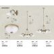 Plafoniere - Plafoniera clasica, diam. 31cm, Orchidea