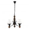 Candelabru rustic 3 brate, diam.60cm, Petronel