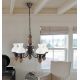 Candelabre, Lustre - Candelabru rustic 5 brate, diam.64cm, Petronel