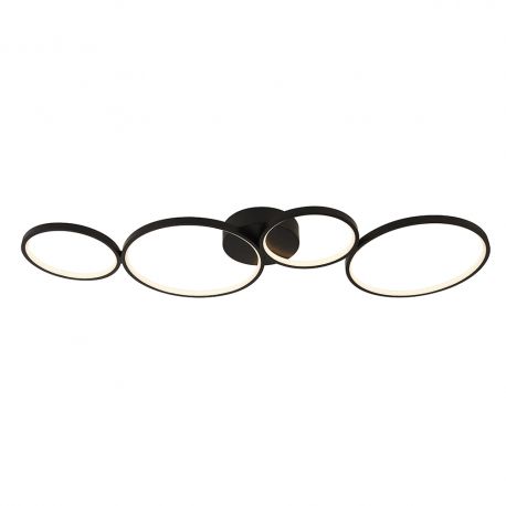 Lustre aplicate - Lustra LED dimabila design circular modern Cirque 4BK