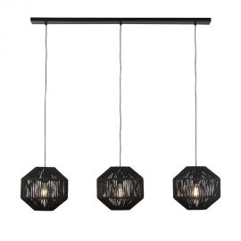 Pendule, Lustre suspendate - Lustra modena cu 3 pendule Wicker