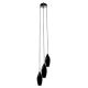 Pendule, Lustre suspendate - Lustra cu 3 pendule design modern CHAMPAGNE black