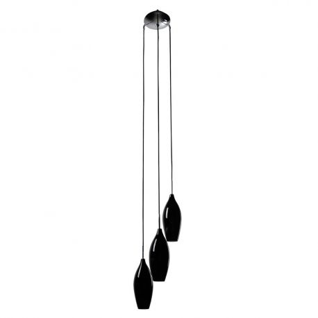 Pendule, Lustre suspendate - Lustra cu 3 pendule design modern CHAMPAGNE black