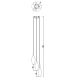Pendule, Lustre suspendate - Lustra cu 3 pendule design modern CHAMPAGNE black