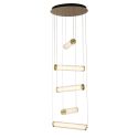 Lustra LED suspendata design modern Clamp aurie