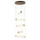 Pendule, Lustre suspendate - Lustra LED suspendata design modern Clamp aurie