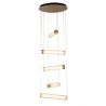 Lustra LED suspendata design modern Clamp aurie