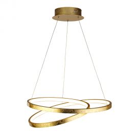 Pendule, Lustre suspendate - Lustra LED suspendata design modern circular Float aurie
