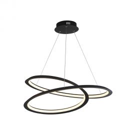 Pendule, Lustre suspendate - Lustra LED suspendata design modern circular SWIRL