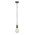 Pendul design modern minimalist SUSPENSION crom negru